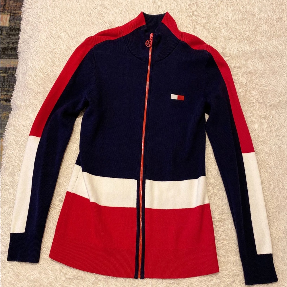 Tommy Hilfiger women’s zip up sweater